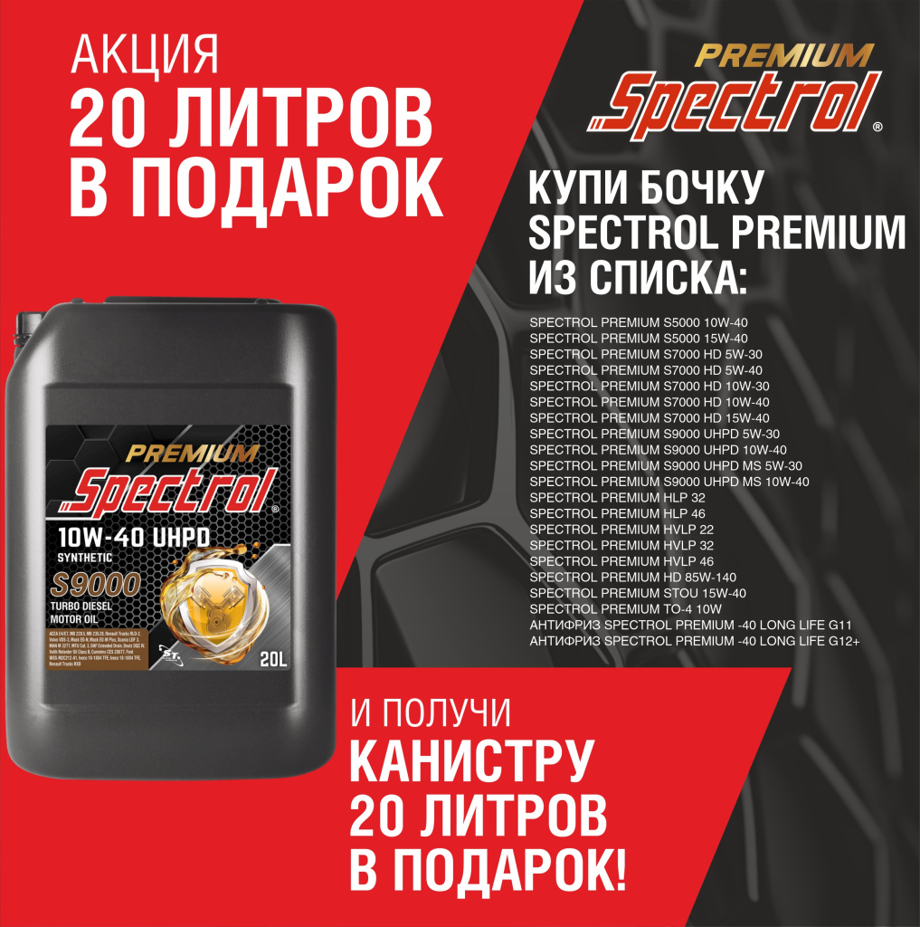 Акция SPECTROL PREMIUM 20 литров в подарок 01.10.2025-31.12.2025.jpg